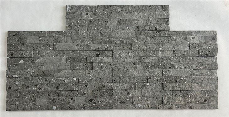 Ledger Stone Panels Stacked Stone Panels Black Color JRF-052